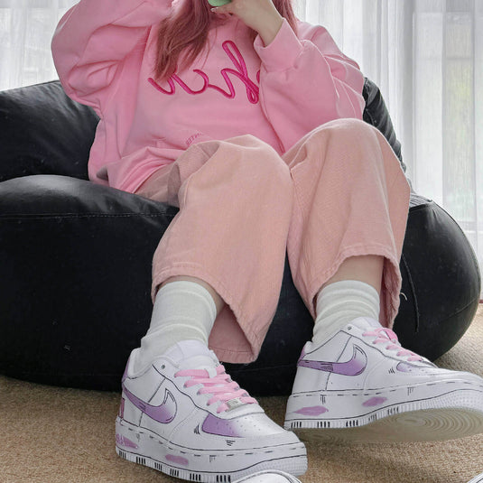 Pink Rabbit-Women's Air Force 1 Low Custom