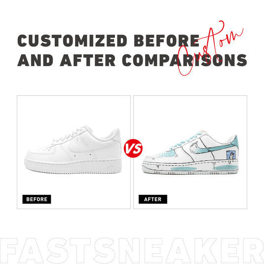 Pink Rabbit-Women's Air Force 1 Low Custom