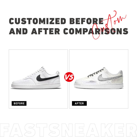 Silver Loong-Unisex Court Low Custom