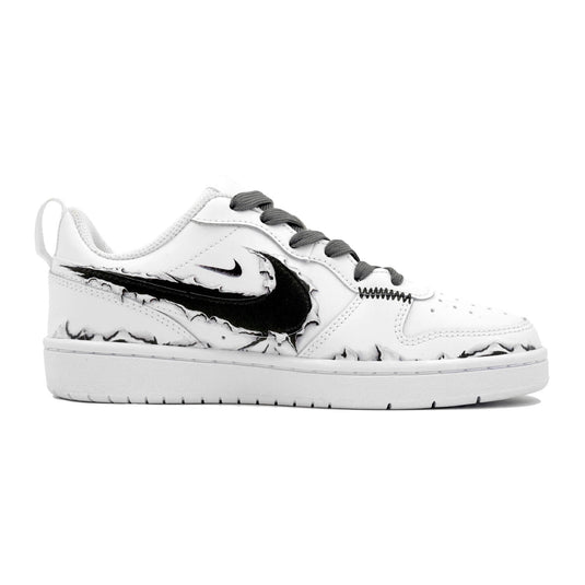 Tearing Space-Unisex Court Low Custom